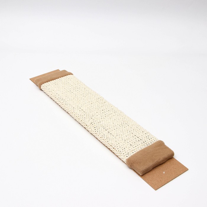 Когтеточка плоская с флисом, сизаль 10 х 54 см, белая
Когтеточка плоская с флисом, сизаль 10 х 54 см, белая