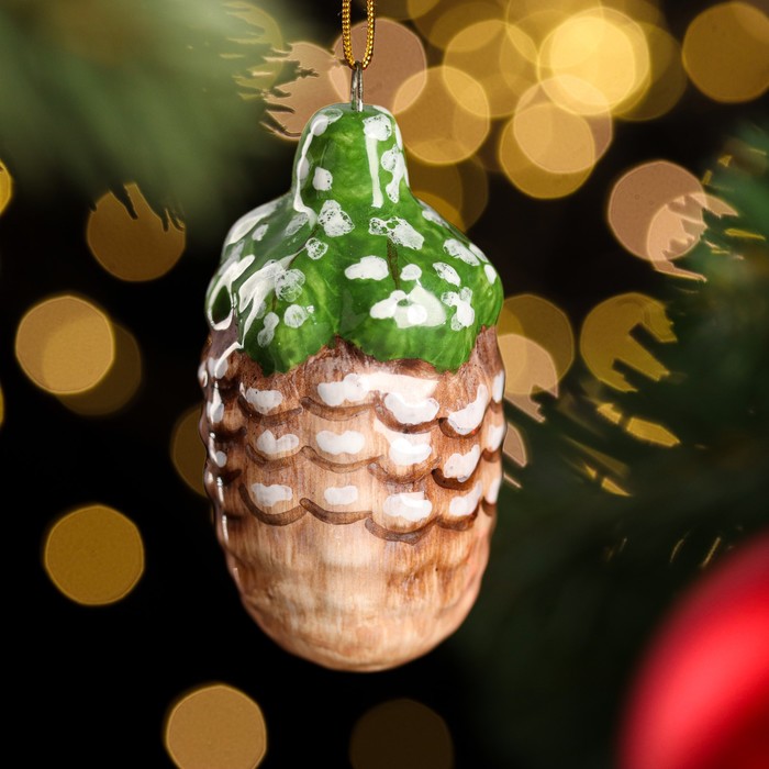 Сувенир "Шишка", ярославская майолика, h=7 см
Сувенир "Шишка", ярославская майолика, h=7 см