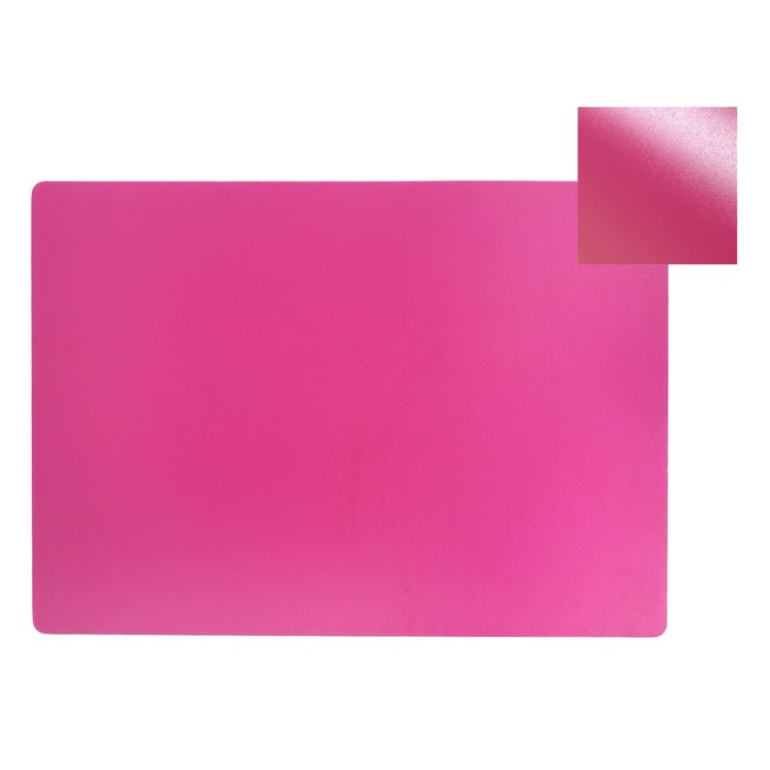 фото Накладка на стол пластиковая а4, 339 х 244 мм, 500 мкм, тонированная, розовая calligrata
