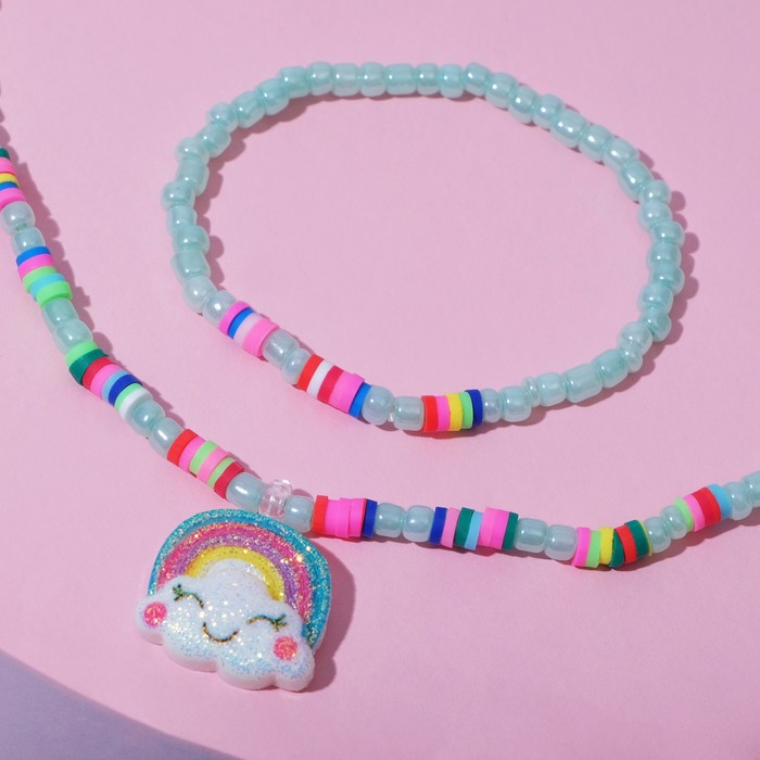 Набор "Выбражулька" 2 пред-та: бусы, браслет, радуга, цветной
Набор "Выбражулька" 2 пред-та: бусы, браслет, радуга, цветной