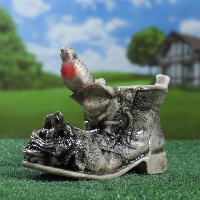 Кашпо фигурное "Гнездо в башмаке", цвет серый, 1.2 л
Кашпо фигурное "Гнездо в башмаке", цвет серый, 1.2 л