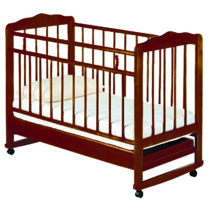 Кровать детская "Женечка-4", колесо-качалка, ящик, (вишня)
Кровать детская "Женечка-4", колесо-качалка, ящик, (вишня)