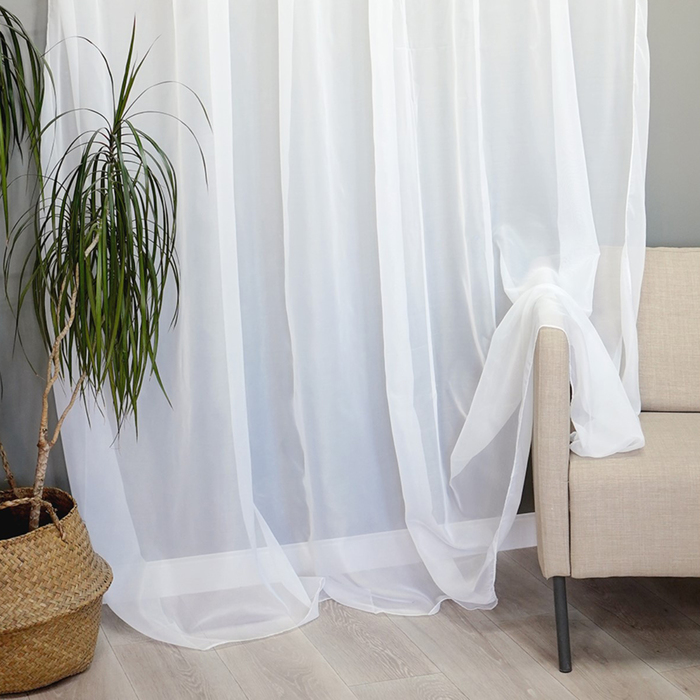 Штора вуаль Witerra 200х285 белая, пэ
Штора вуаль Witerra 200х285 белая, пэ