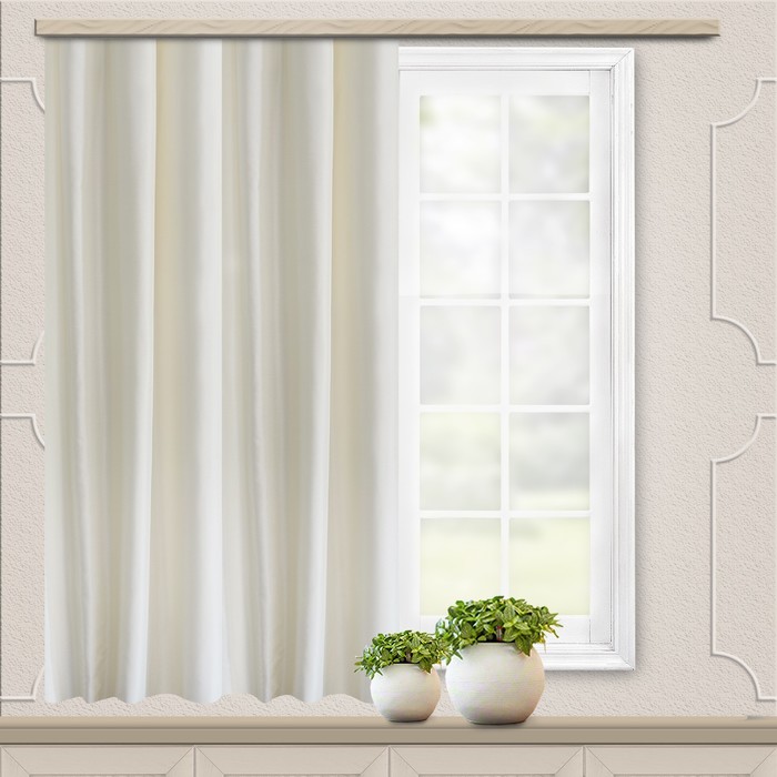 Штора портьерная для кухни Жаккард Бамбук 135х180 см,молочный, пэ
Штора портьерная для кухни Жаккард Бамбук 135х180 см,молочный, пэ