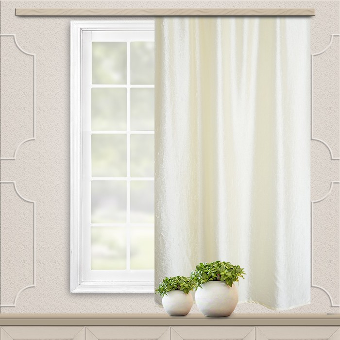 Штора портьерная для кухни Тергалет 135х180 см, молочный, пэ
Штора портьерная для кухни Тергалет 135х180 см, молочный, пэ
