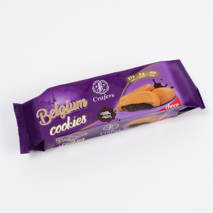 Печенье сдобное Crafers Belgium Dark cookies шоколадно-ореховая начинка коррекс, 210г
Печенье сдобное Crafers Belgium Dark cookies шоколадно-ореховая начинка коррекс, 210г