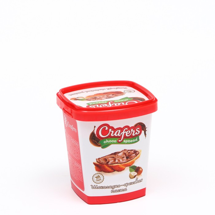 Паста Crafers шоколадно-ореховая пл стакан, 350г
Паста Crafers шоколадно-ореховая пл стакан, 350г