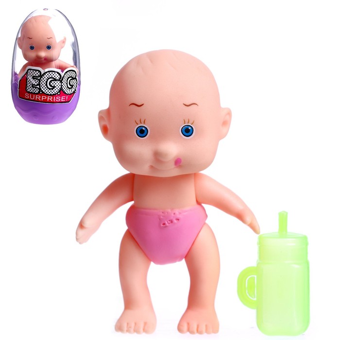Пупс «Малышок» в яйце, с аксессуарами, МИКС
Пупс «Малышок» в яйце, с аксессуарами, МИКС