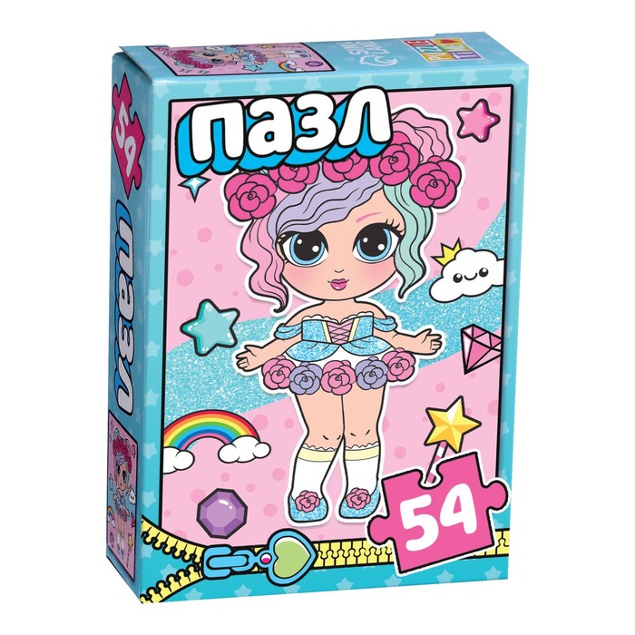 Пазл детский «Маленькая модница», 54 элемента
Пазл детский «Маленькая модница», 54 элемента