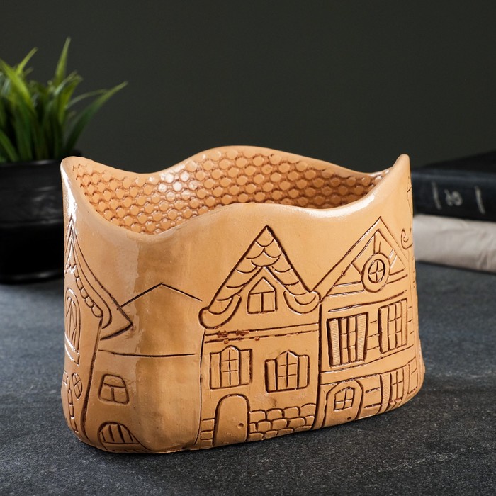Фигурное кашпо "Домики" 1,4л 13х19х12см
Фигурное кашпо "Домики" 1,4л 13х19х12см