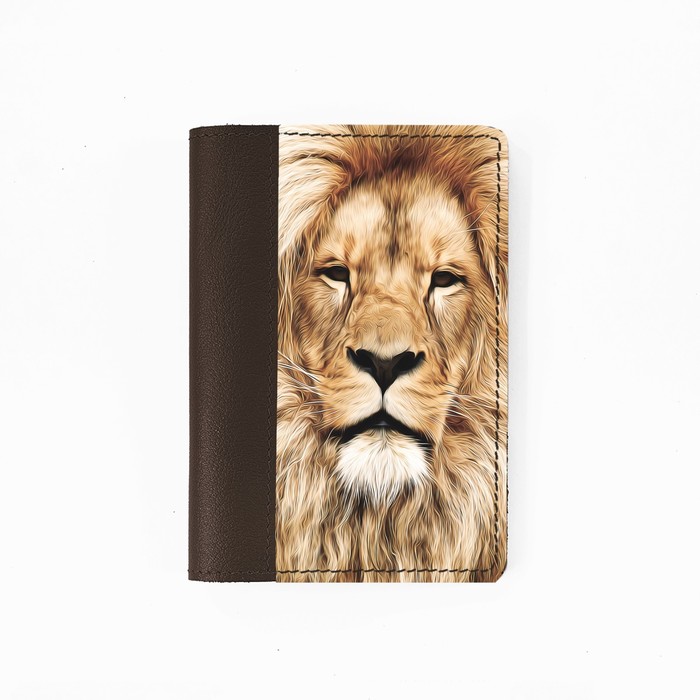 Обложка на паспорт комбинированная "Лев крупно", шоколад белая вставка 9,5х13,3х0,3см
Обложка на паспорт комбинированная "Лев крупно", шоколад белая вставка 9,5х13,3х0,3см