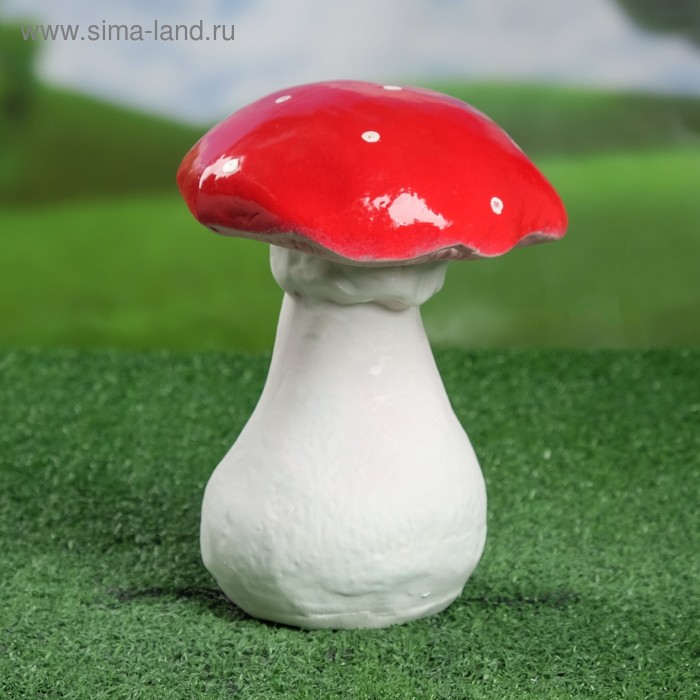 Садовая фигура "Гриб мухомор", керамика, 20 см
Садовая фигура "Гриб мухомор", керамика, 20 см