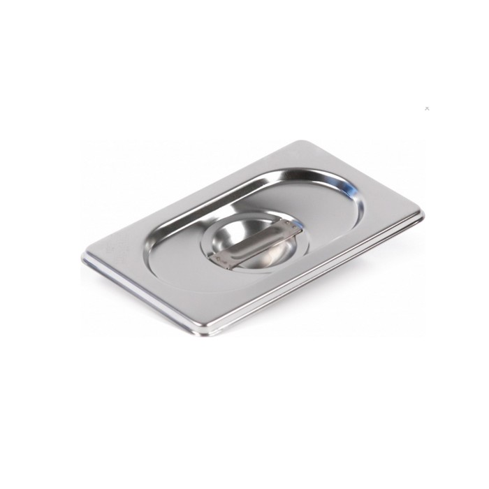 Крышка гастроемкости GN1/9, нержавеющая сталь, серебристая
Крышка гастроемкости GN1/9, нержавеющая сталь, серебристая