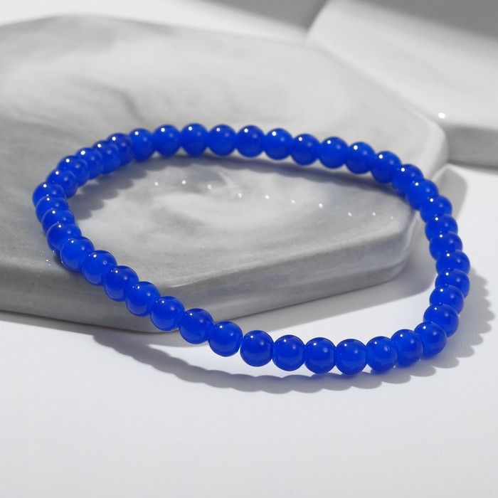 Браслет "Нить" бусина №4, цвет синий, d=7
Браслет "Нить" бусина №4, цвет синий, d=7