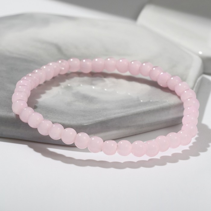 Браслет "Нить" бусина №4, цвет светло-розовый, d=7
Браслет "Нить" бусина №4, цвет светло-розовый, d=7