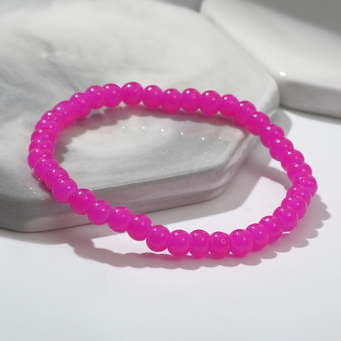 Браслет "Нить" бусина №4, цвет ярко-розовый, d=7
Браслет "Нить" бусина №4, цвет ярко-розовый, d=7