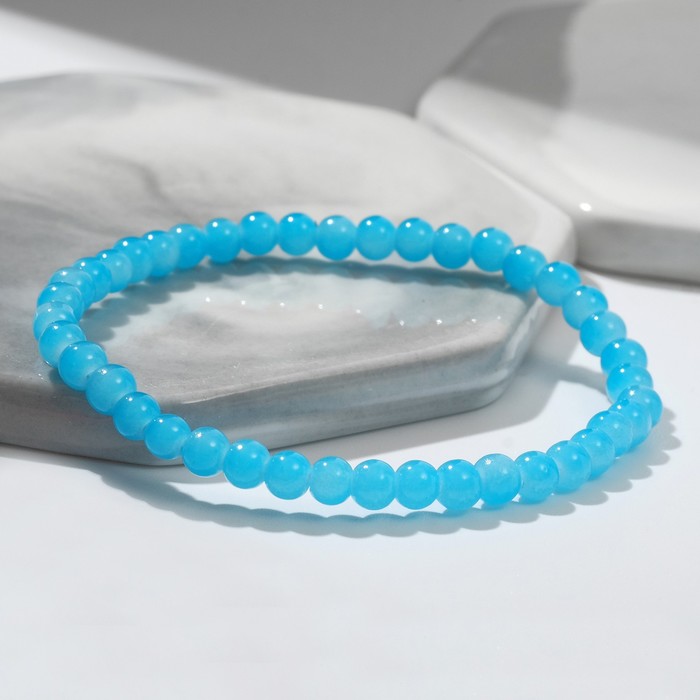 Браслет "Нить" бусина №4, цвет голубой, d=7
Браслет "Нить" бусина №4, цвет голубой, d=7