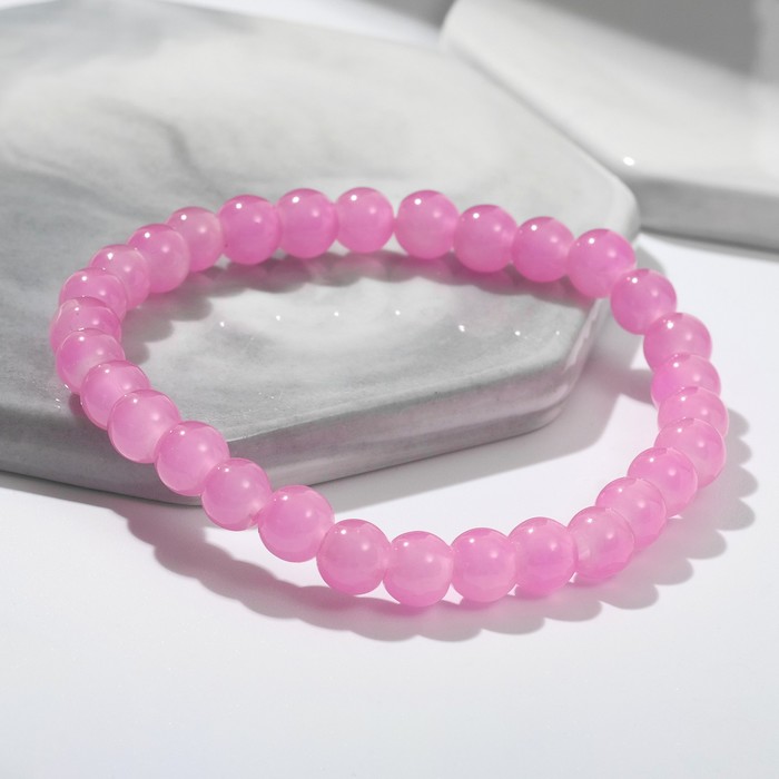 Браслет "Нить" бусина №6, цвет розовый, d=7
Браслет "Нить" бусина №6, цвет розовый, d=7