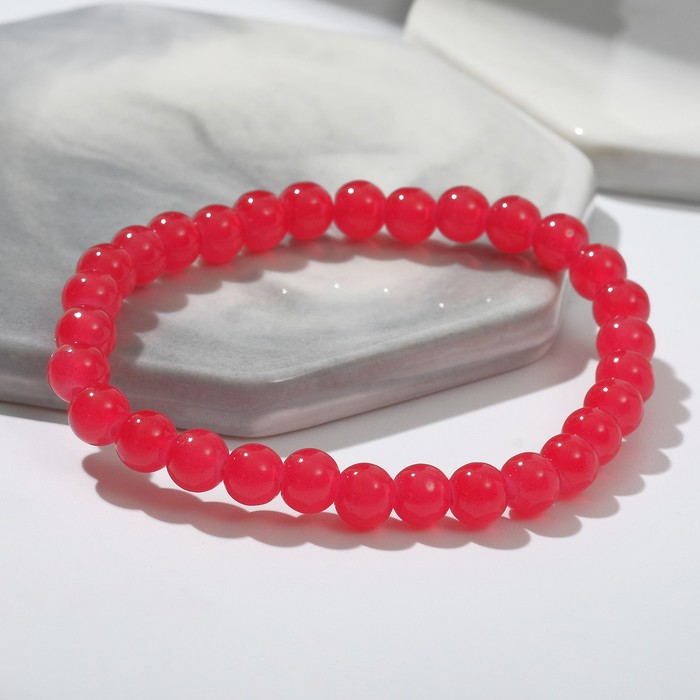 Браслет "Нить" бусина №6, цвет бордовый, d=7
Браслет "Нить" бусина №6, цвет бордовый, d=7