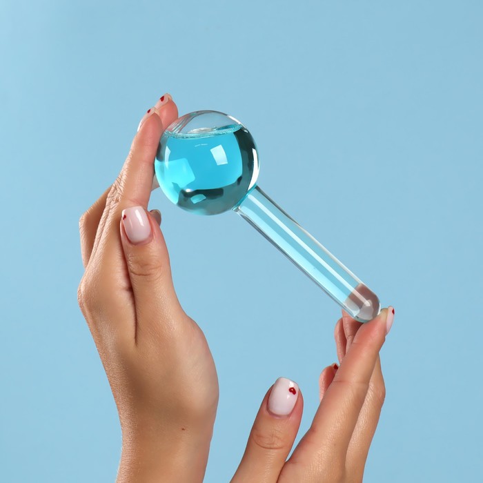 Массажёр для лица «Криосфера», d = 5 см, цвет голубой
Массажёр для лица «Криосфера», d = 5 см, цвет голубой