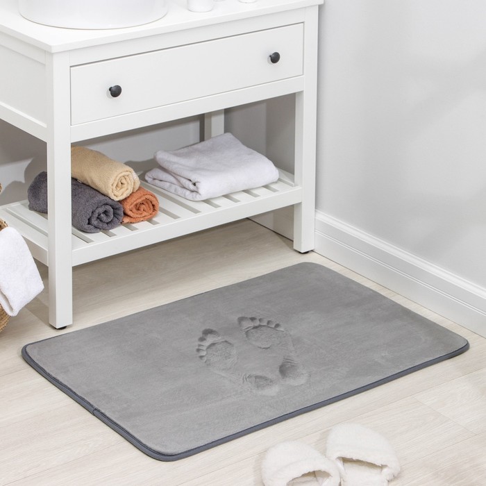Коврик для дома с эффектом памяти SAVANNA Memory foam, 60×90 см, цвет серый
Коврик для дома с эффектом памяти SAVANNA Memory foam, 60×90 см, цвет серый