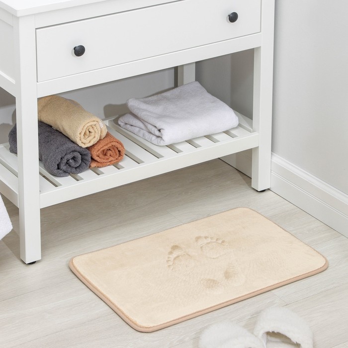 Коврик для дома с эффектом памяти SAVANNA Memory foam, 40×60 см, цвет бежевый
Коврик для дома с эффектом памяти SAVANNA Memory foam, 40×60 см, цвет бежевый