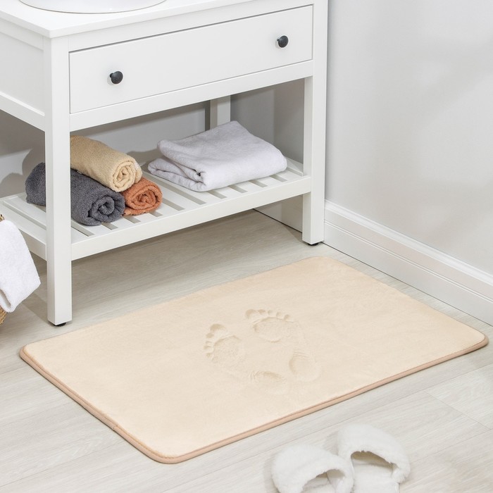 Коврик для дома с эффектом памяти SAVANNA Memory foam, 60×90 см, цвет бежевый
Коврик для дома с эффектом памяти SAVANNA Memory foam, 60×90 см, цвет бежевый