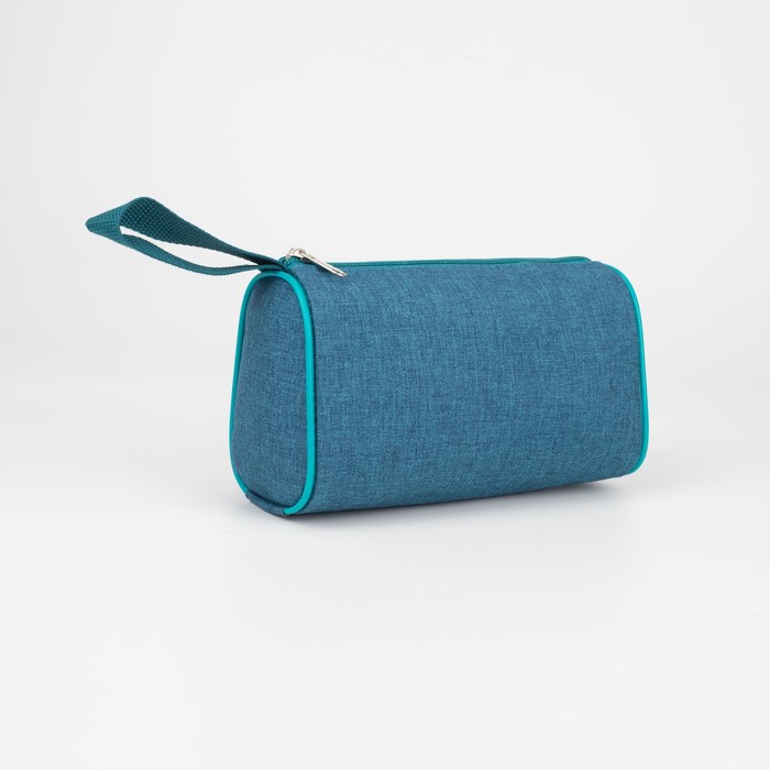 Косметичка на молнии, цвет бирюзовый
Косметичка на молнии, цвет бирюзовый