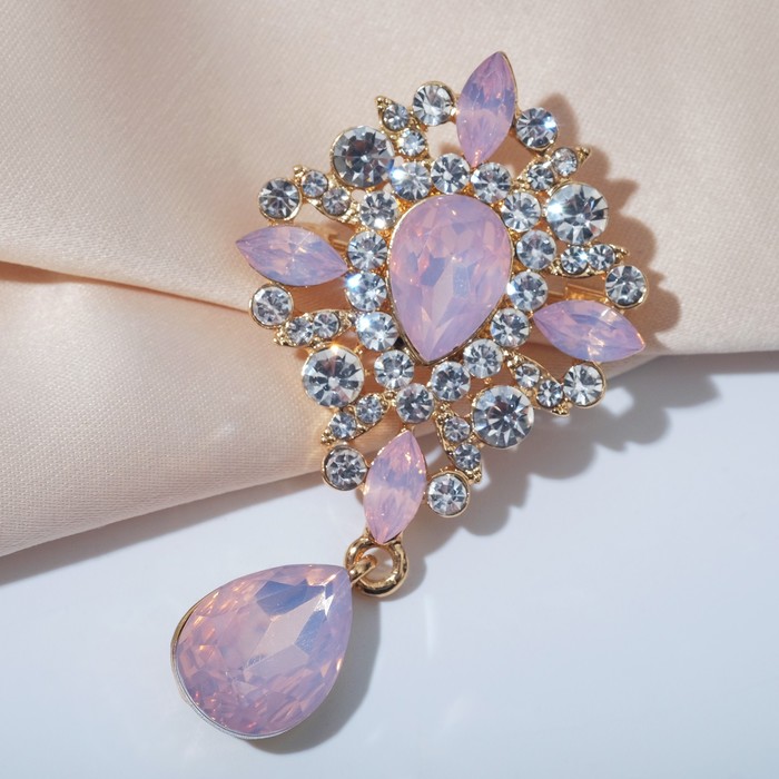 Брошь "Императрица" гамма, цвет бело-розовый в золоте
Брошь "Императрица" гамма, цвет бело-розовый в золоте