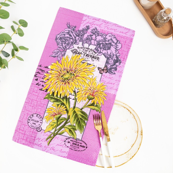 Полотенце вафельное Васильки 34х60см, МИКС, хлопок 100%, 170 грамм 
Полотенце вафельное Васильки 34х60см, МИКС, хлопок 100%, 170 грамм