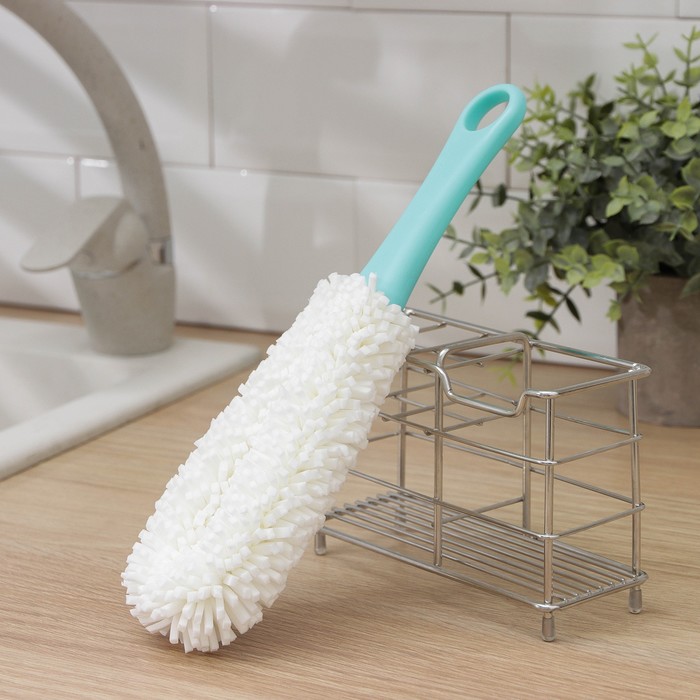 Ёршик для мытья посуды, 25,5×5×2,5 см, двойной, ЭВА
Ёршик для мытья посуды, 25,5×5×2,5 см, двойной, ЭВА