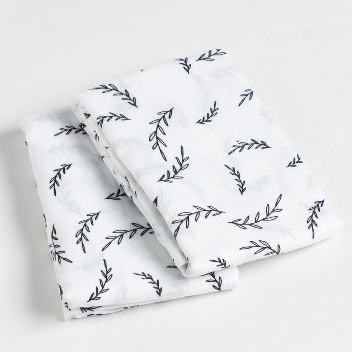 Набор пеленок муслиновых Крошка Я "Leafs" 75х120см-2шт, 100% хлопок
Набор пеленок муслиновых Крошка Я "Leafs" 75х120см-2шт, 100% хлопок