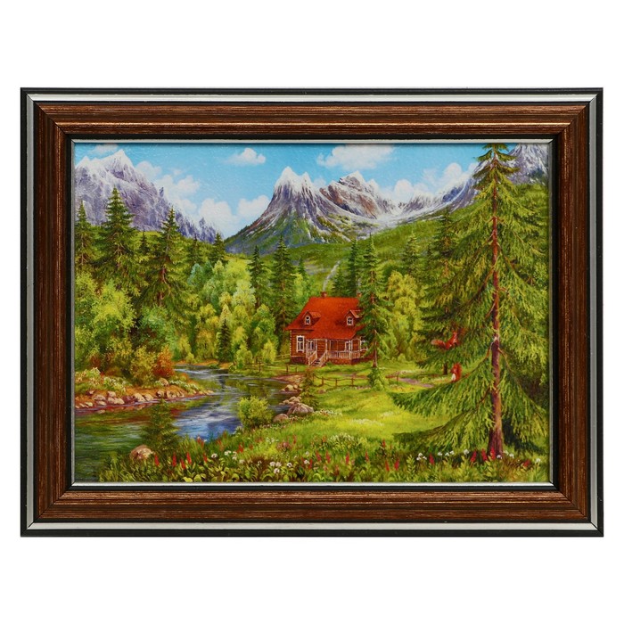 Картина "Домик в лесу" 13х18(16х21) см
Картина "Домик в лесу" 13х18(16х21) см