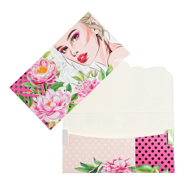 Конверт для денег "Универсальный!" девушка, цветы
Конверт для денег "Универсальный!" девушка, цветы