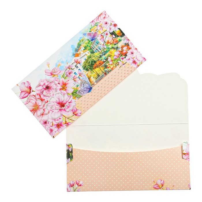 Конверт для денег "Хорошее настроение!" цветы, бабочка
Конверт для денег "Хорошее настроение!" цветы, бабочка