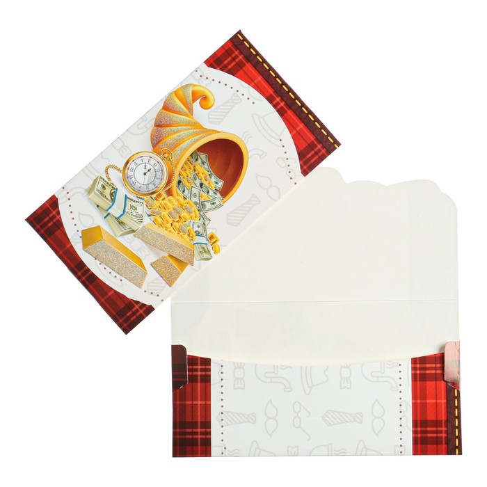 Конверт для денег "Универсальный!" деньги, золотые слитки
Конверт для денег "Универсальный!" деньги, золотые слитки