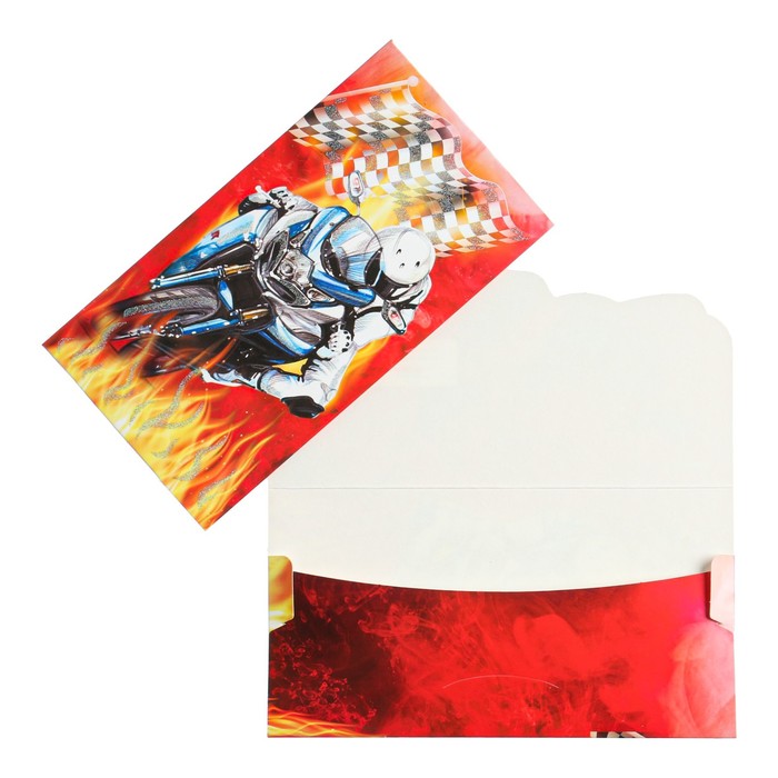 Конверт для денег "Универсальный!" мотоциклист
Конверт для денег "Универсальный!" мотоциклист