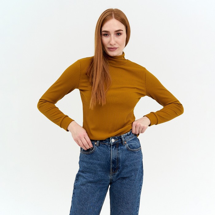 Водолазка женская, цвет горчичный, размер 44
Водолазка женская, цвет горчичный, размер 44