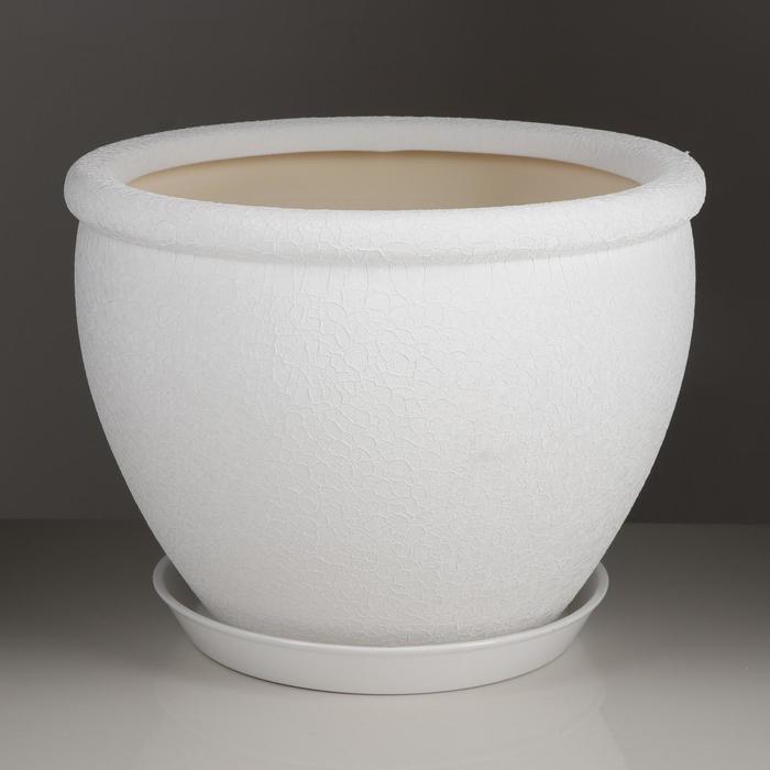 Горшок для цветов "Вьетнам", шёлк, белый, керамика, 18 л
Горшок для цветов "Вьетнам", шёлк, белый, керамика, 18 л