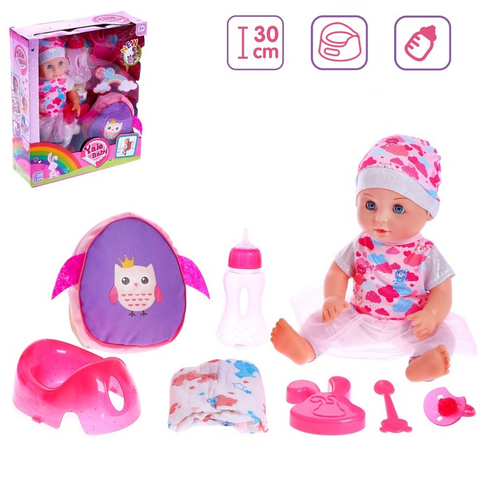 Пупс функциональный «Кроха» пьет, писает, с аксессуарами
Пупс функциональный «Кроха» пьет, писает, с аксессуарами