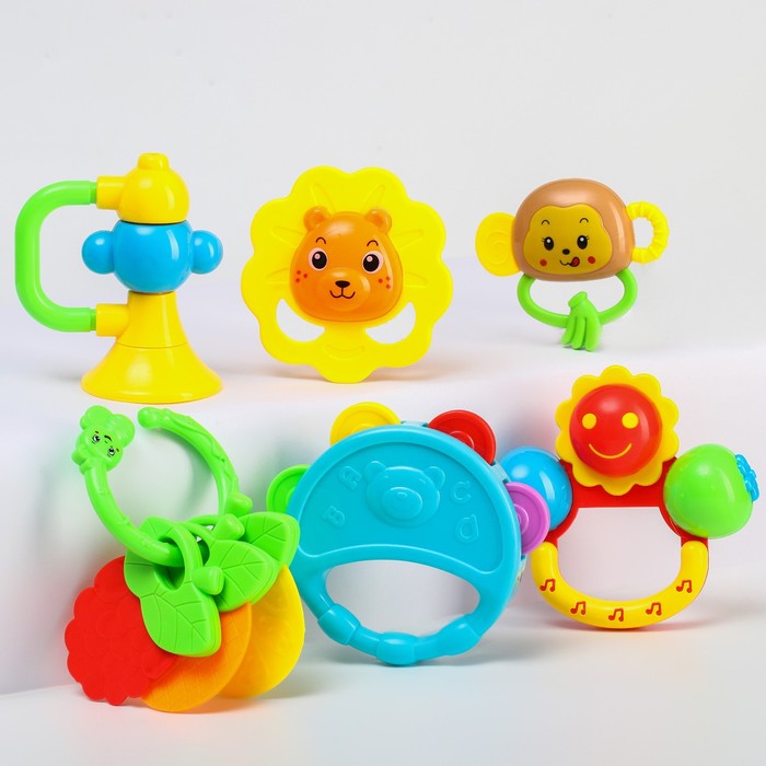 Набор погремушек «Малыши», эластичные элементы
Набор погремушек «Малыши», эластичные элементы