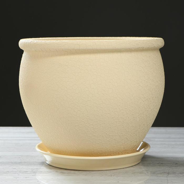 Горшок для цветов "Вьетнам", шёлк, бежевый, 10 л
Горшок для цветов "Вьетнам", шёлк, бежевый, 10 л