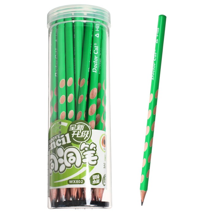 Карандаш чернографитный твёрдость НВ, корпус МИКС, треугольный, заточенный
Карандаш чернографитный твёрдость НВ, корпус МИКС, треугольный, заточенный