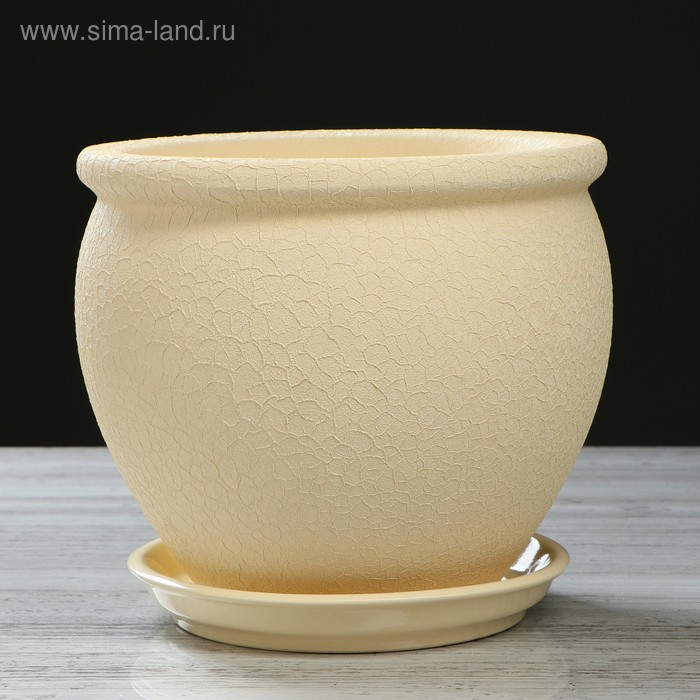 Горшок для цветов "Вьетнам", шёлк, бежевый, 5 л
Горшок для цветов "Вьетнам", шёлк, бежевый, 5 л