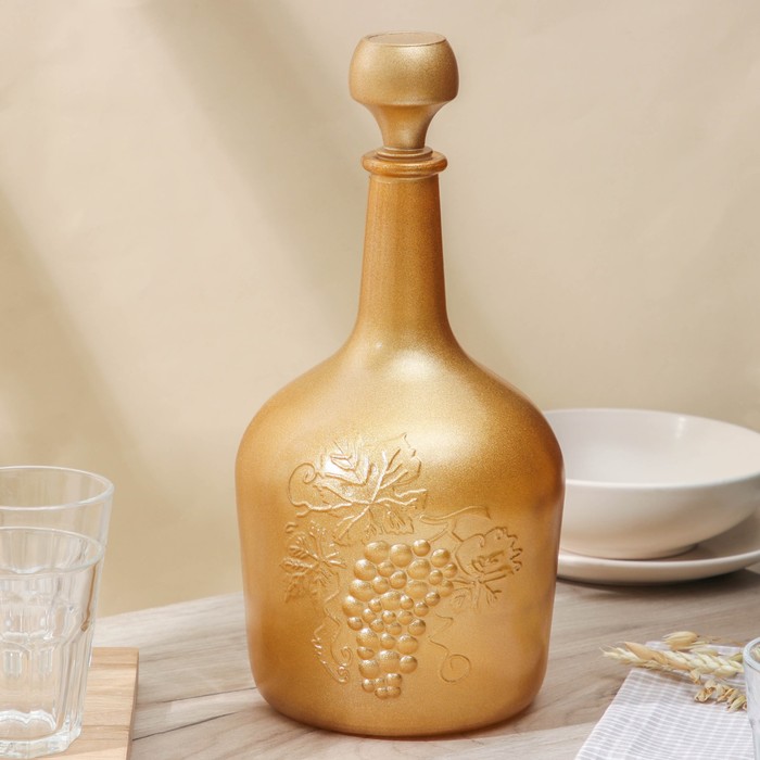 Бутылка стеклянная «Фуфырь», 3 л, цвет бронзовый
Бутылка стеклянная «Фуфырь», 3 л, цвет бронзовый