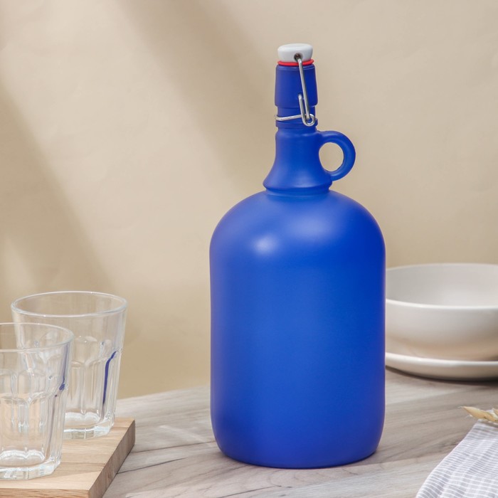 Бутылка стеклянная «Венеция», 2 л, цвет синий
Бутылка стеклянная «Венеция», 2 л, цвет синий