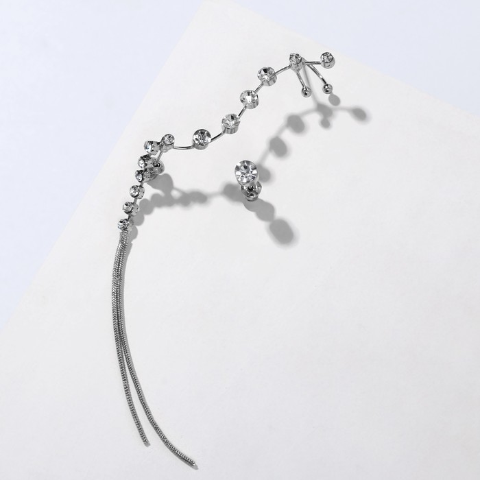 Набор серьги и каффа длинная ветвь, цвет белый в серебре
Набор серьги и каффа длинная ветвь, цвет белый в серебре