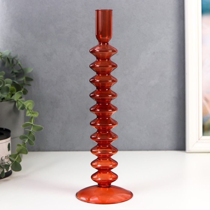 Подсвечник стекло на 1 свечу "Луаре" розовое вино 29х8,5х8,5 см
Подсвечник стекло на 1 свечу "Луаре" розовое вино 29х8,5х8,5 см