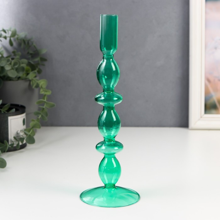 Подсвечник стекло на 1 свечу "Марна" прозрачный зелёный 26,5х9х9 см
Подсвечник стекло на 1 свечу "Марна" прозрачный зелёный 26,5х9х9 см