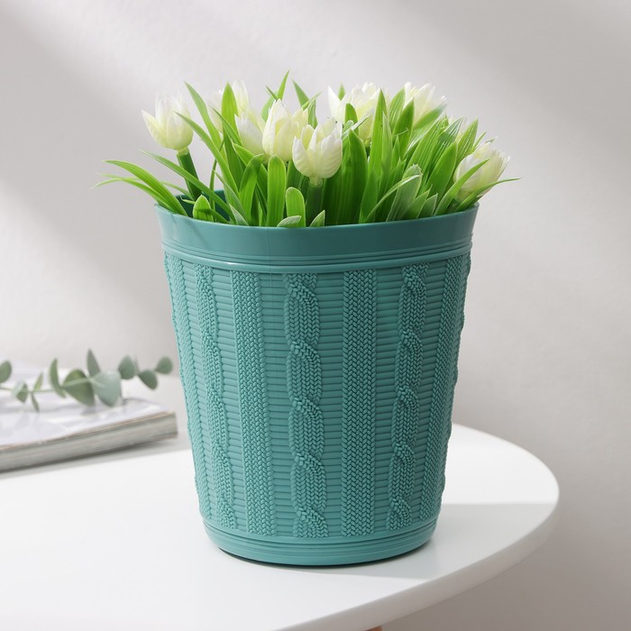 Кашпо для цветов «Уют», 13×15 см, цвет МИКС
Кашпо для цветов «Уют», 13×15 см, цвет МИКС